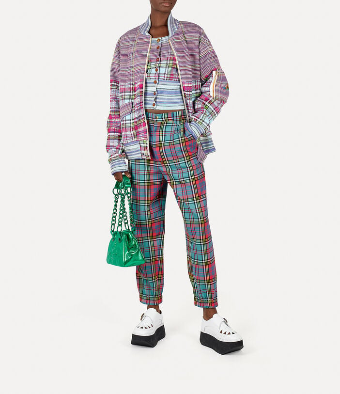 Vivienne Westwood TARTAN BOMBER JACKET